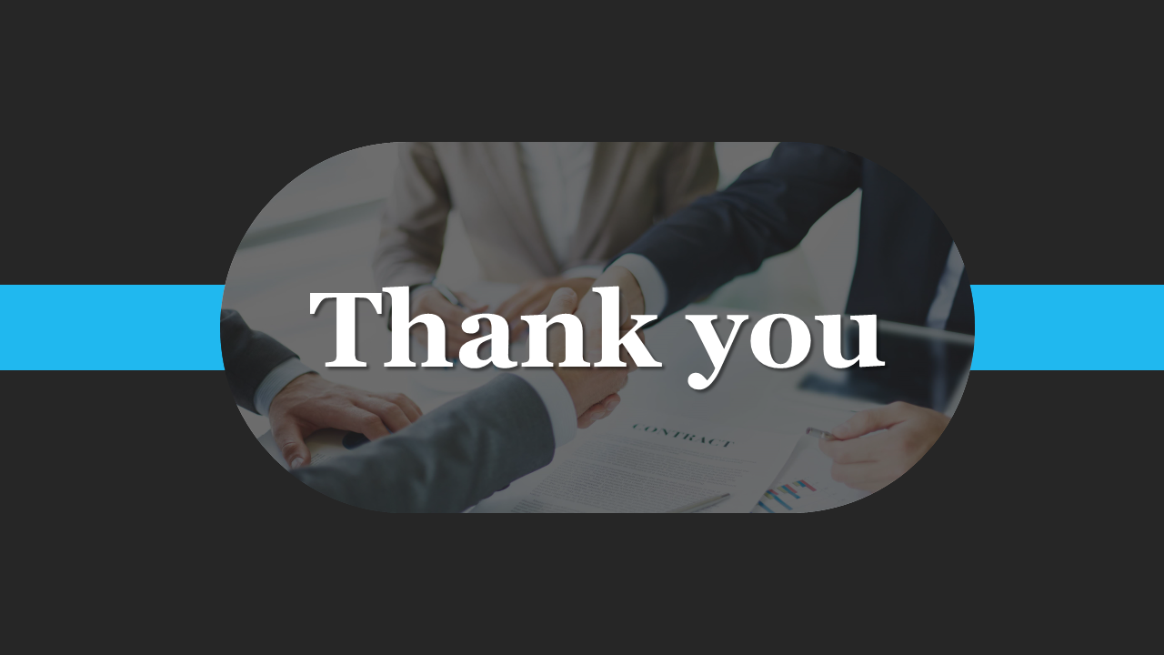 Free - Buy Highest Quality Predesigned Thank You Slide Templates